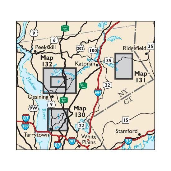 NYNJ Trail Conference Map - Westchester Trails - Image 3