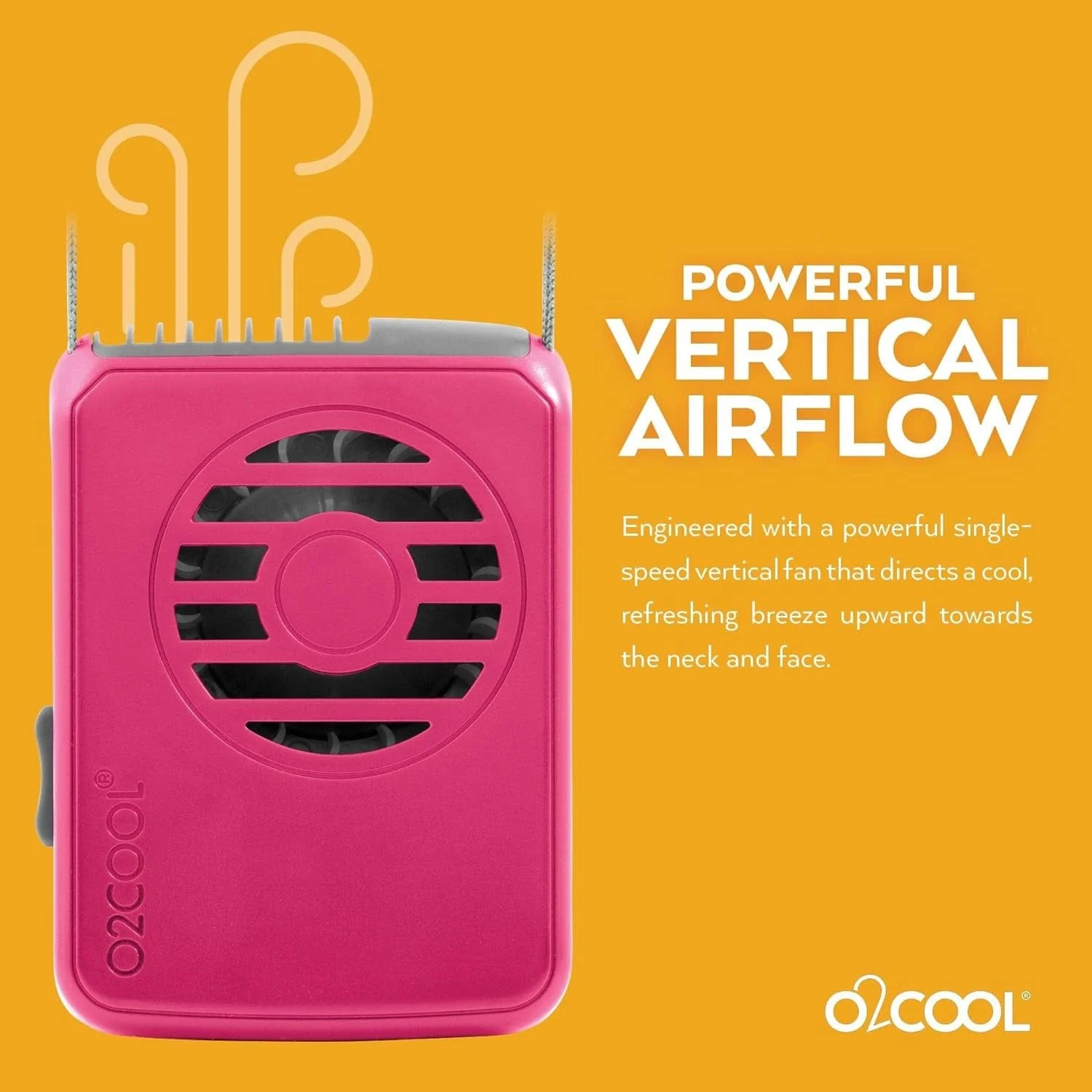 O2COOL Deluxe Necklace Fan - Image 5