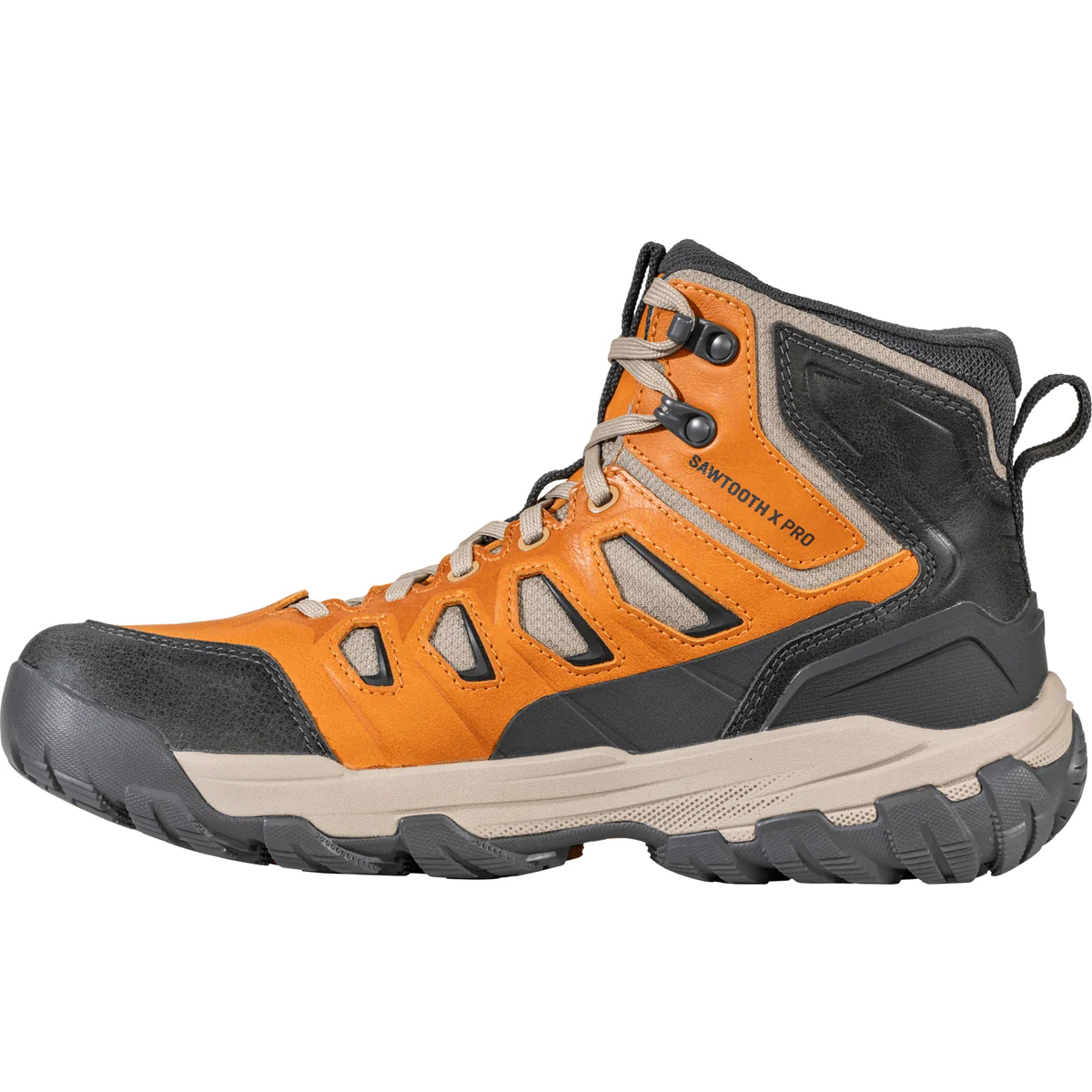 Oboz Men's Sawtooth X Pro Mid GTX Waterproof Hiking Boots - Image 4