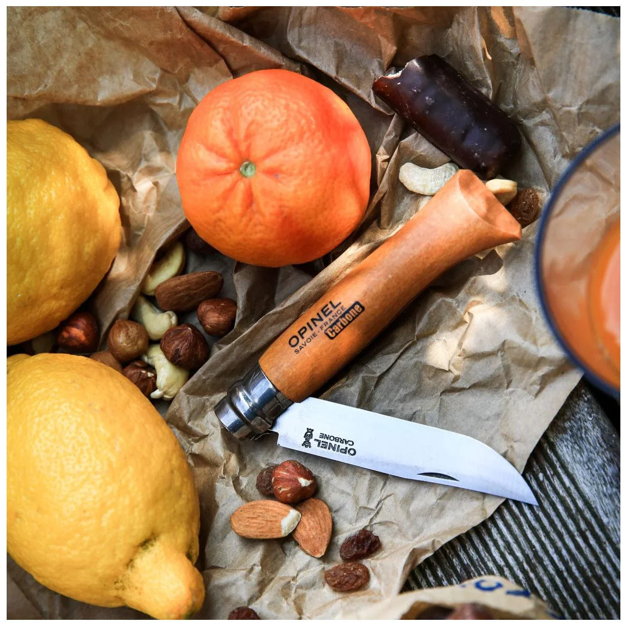 Opinel No. 08 Carbon Steel Folding Knife - Image 2