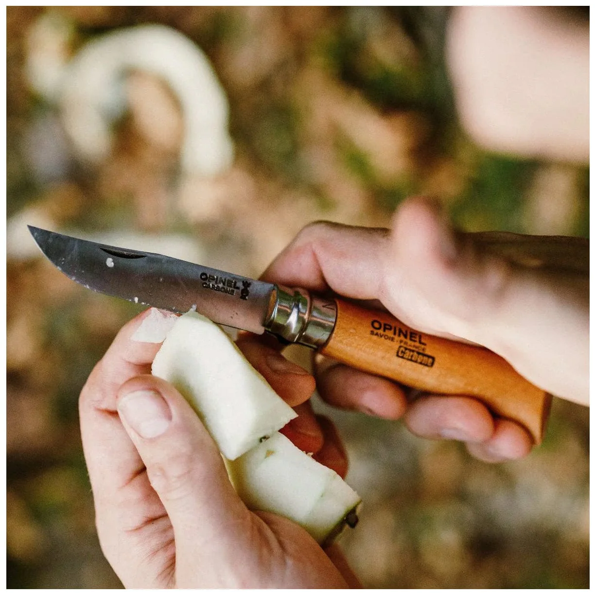 Opinel No. 08 Carbon Steel Folding Knife - Image 3