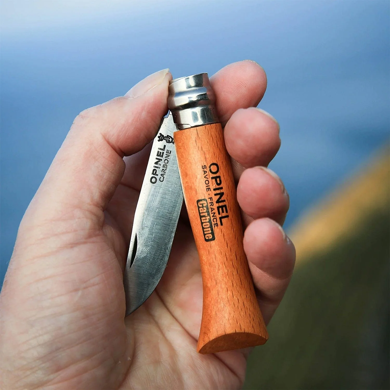 Opinel No. 08 Carbon Steel Folding Knife - Image 5