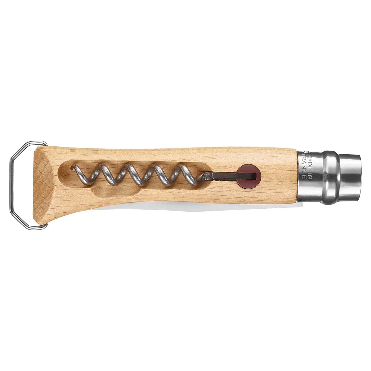 Opinel No. 10 Corkscrew & Bottle Opener Knife - Image 4