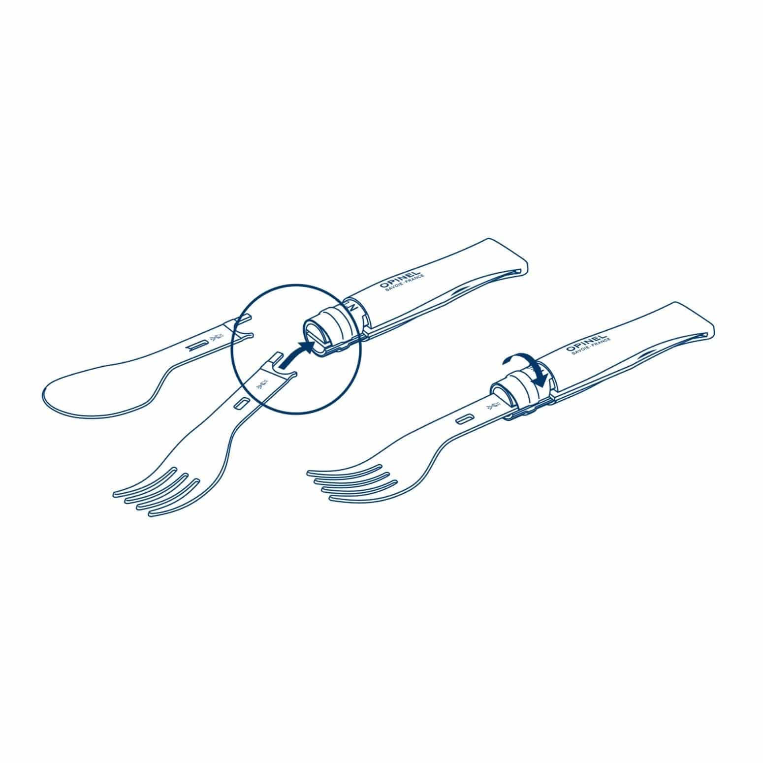 Opinel Picnic + Cutlery Set - Image 3