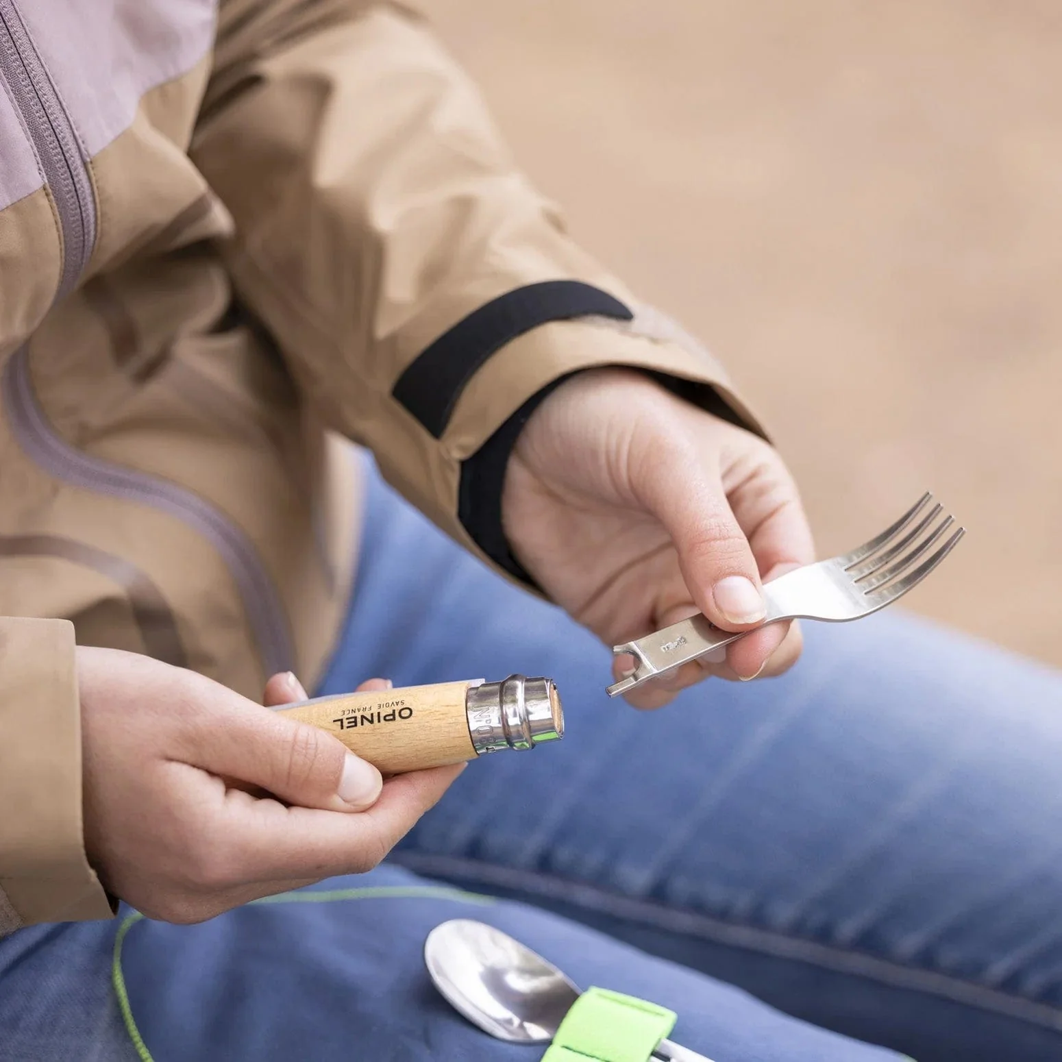 Opinel Picnic + Cutlery Set - Image 4