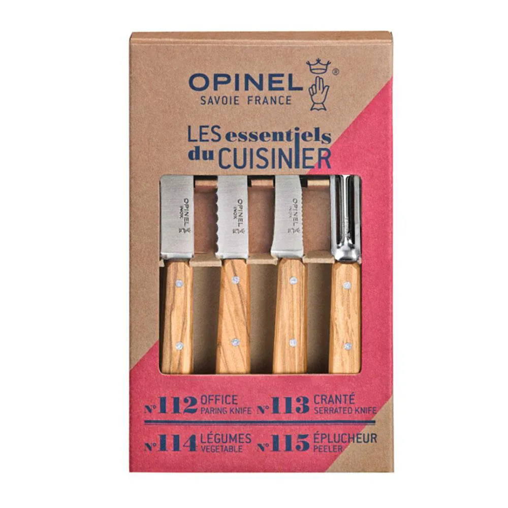 Opinel Small Kitchen Knife Set Essential