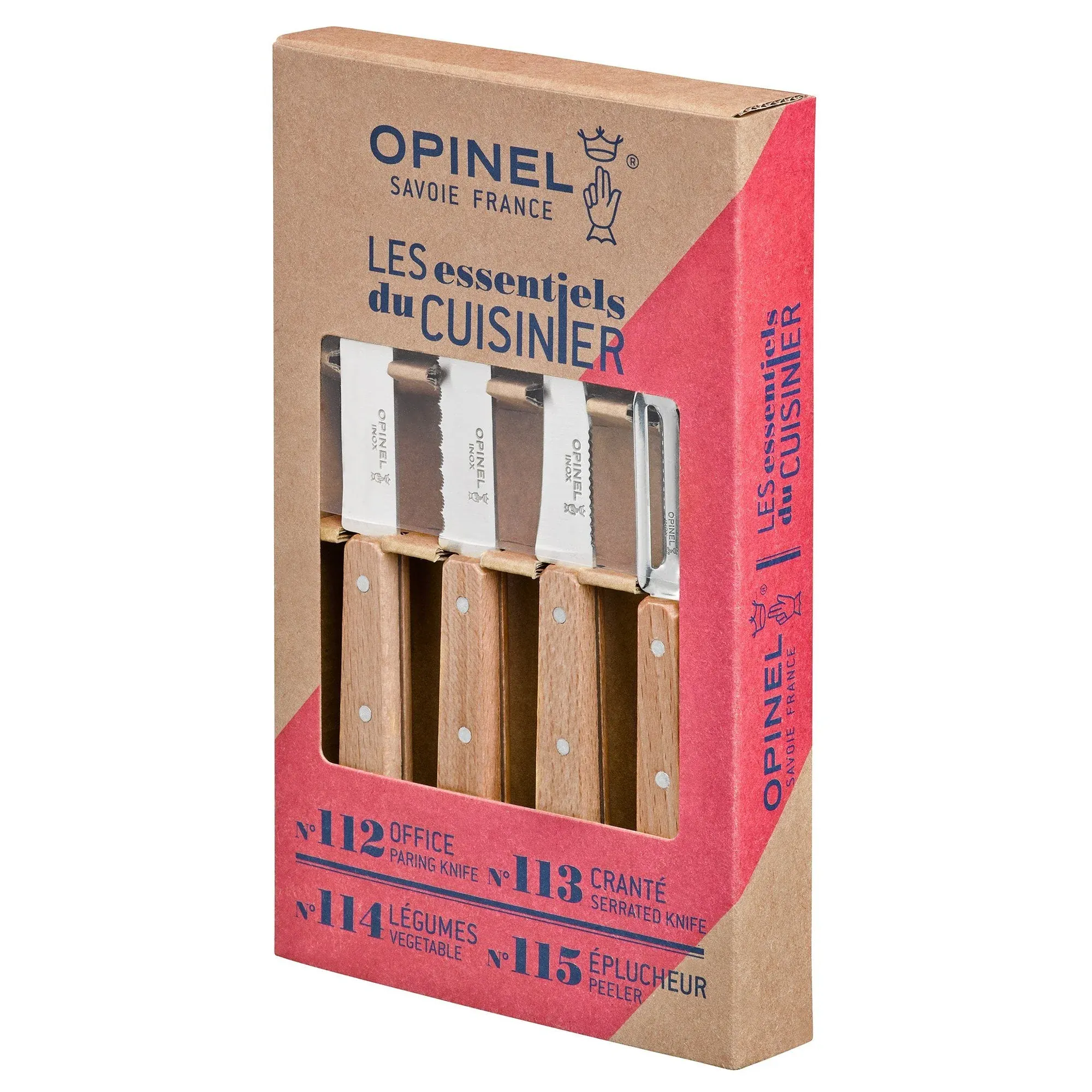 Opinel Small Kitchen Knife Set Essential - Image 2