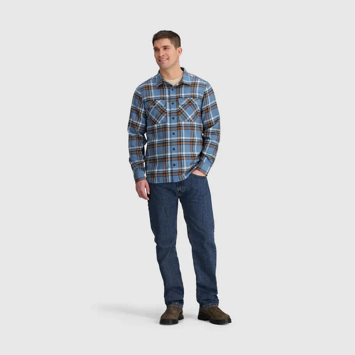 Outdoor Research Men's Feedback Flannel Twill Shirt - Image 11