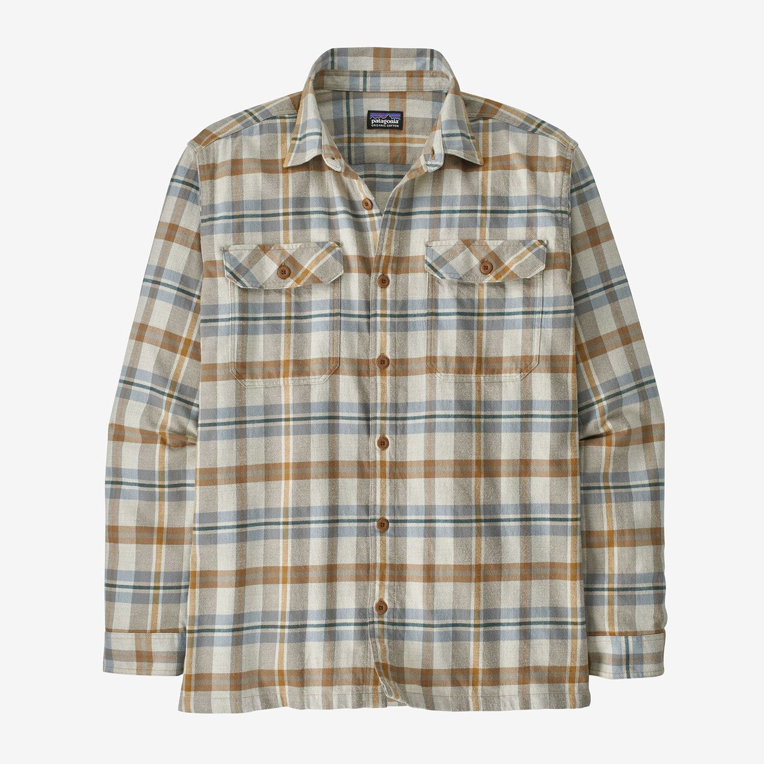 Patagonia Men's Long Sleeve Organic Cotton Midweight Fjord Flannel Shirt - Image 3