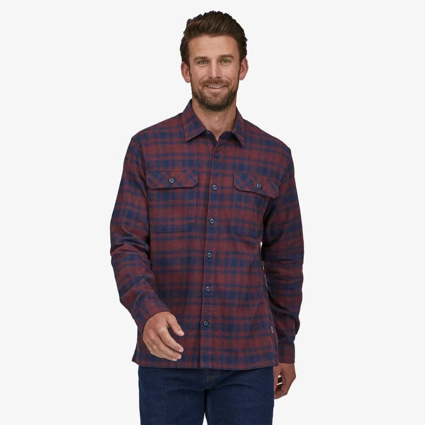 Patagonia Men's Long Sleeve Organic Cotton Midweight Fjord Flannel Shirt - Image 5
