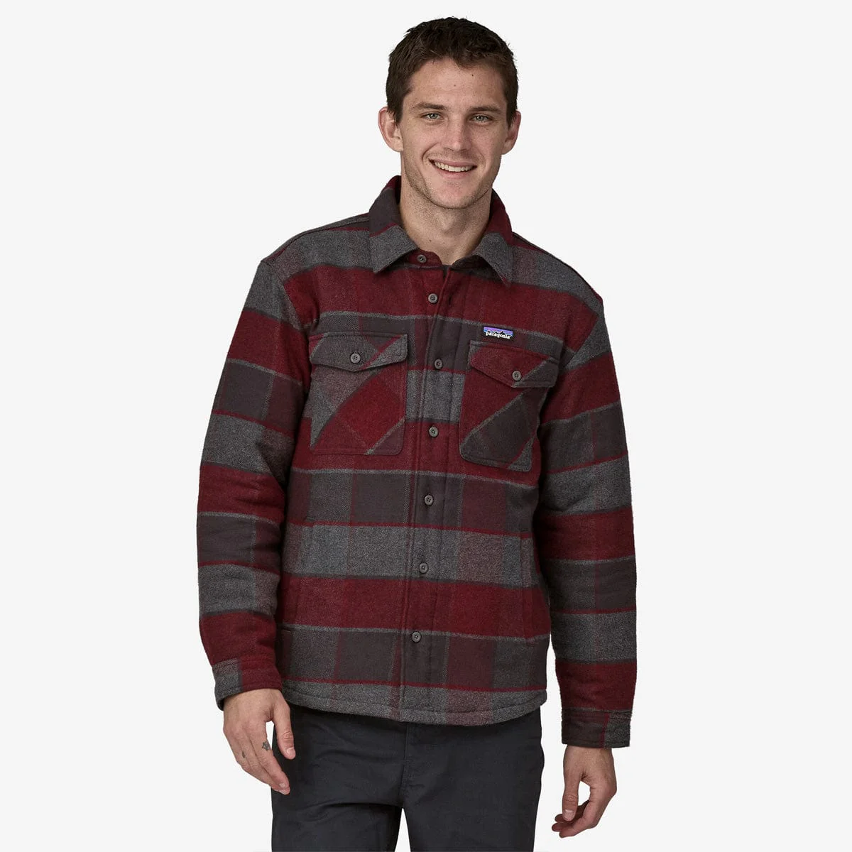 Patagonia Men's LW Insulated Fjord Flannel Shirt - Image 5