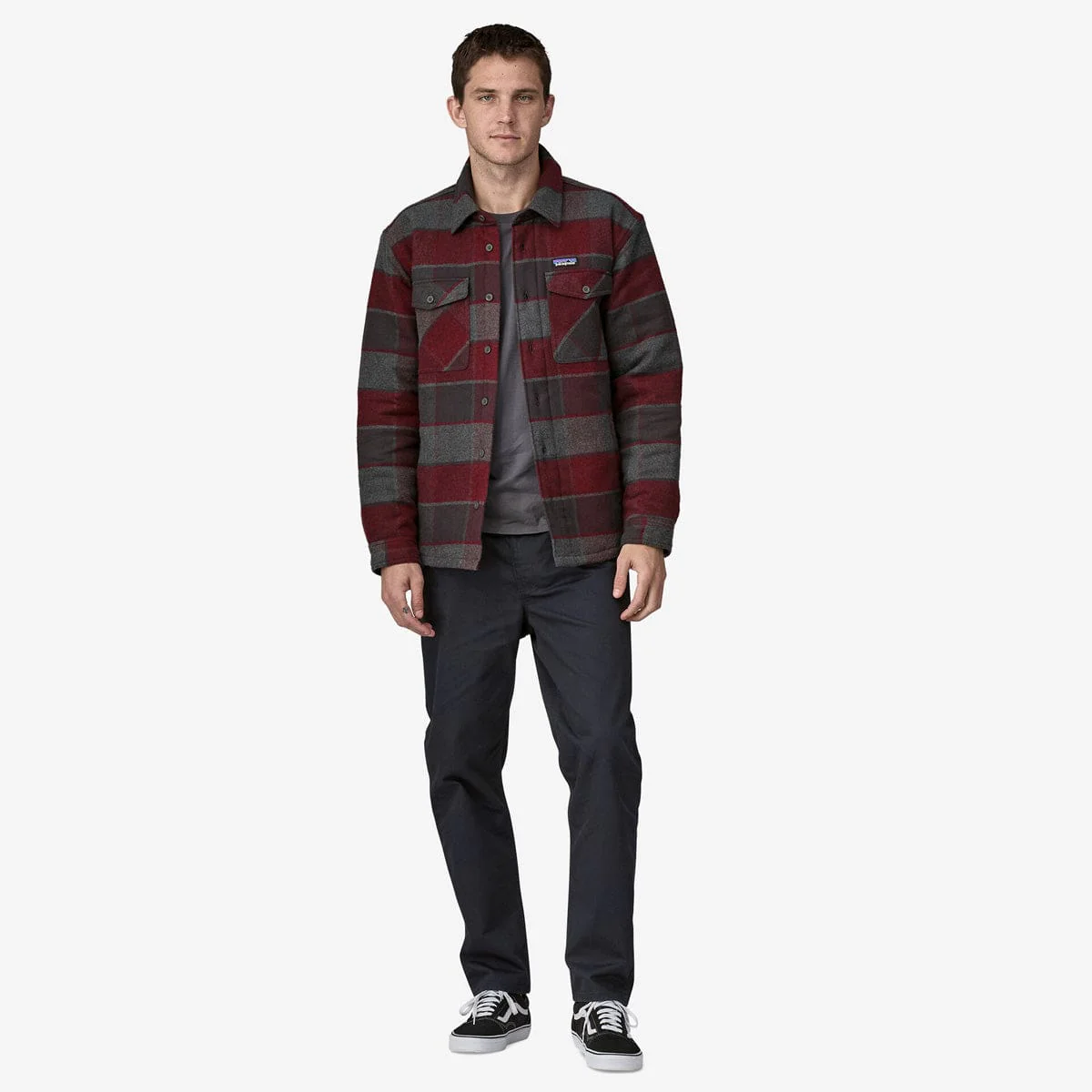 Patagonia Men's LW Insulated Fjord Flannel Shirt - Image 7