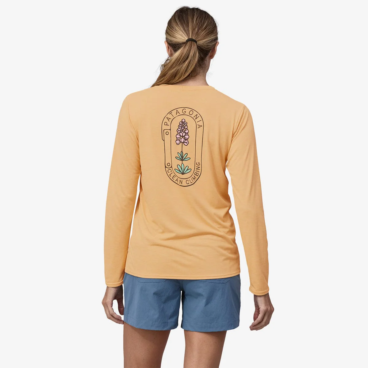 Patagonia Women's Long Sleeve Cap Cool Daily Graphic Shirt - Lands - Image 2