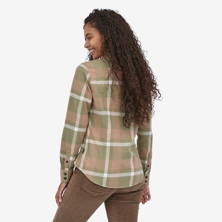Patagonia Womens Long Sleeve Organic Cotton Midweight Fjord Flannel Shirt - Image 2