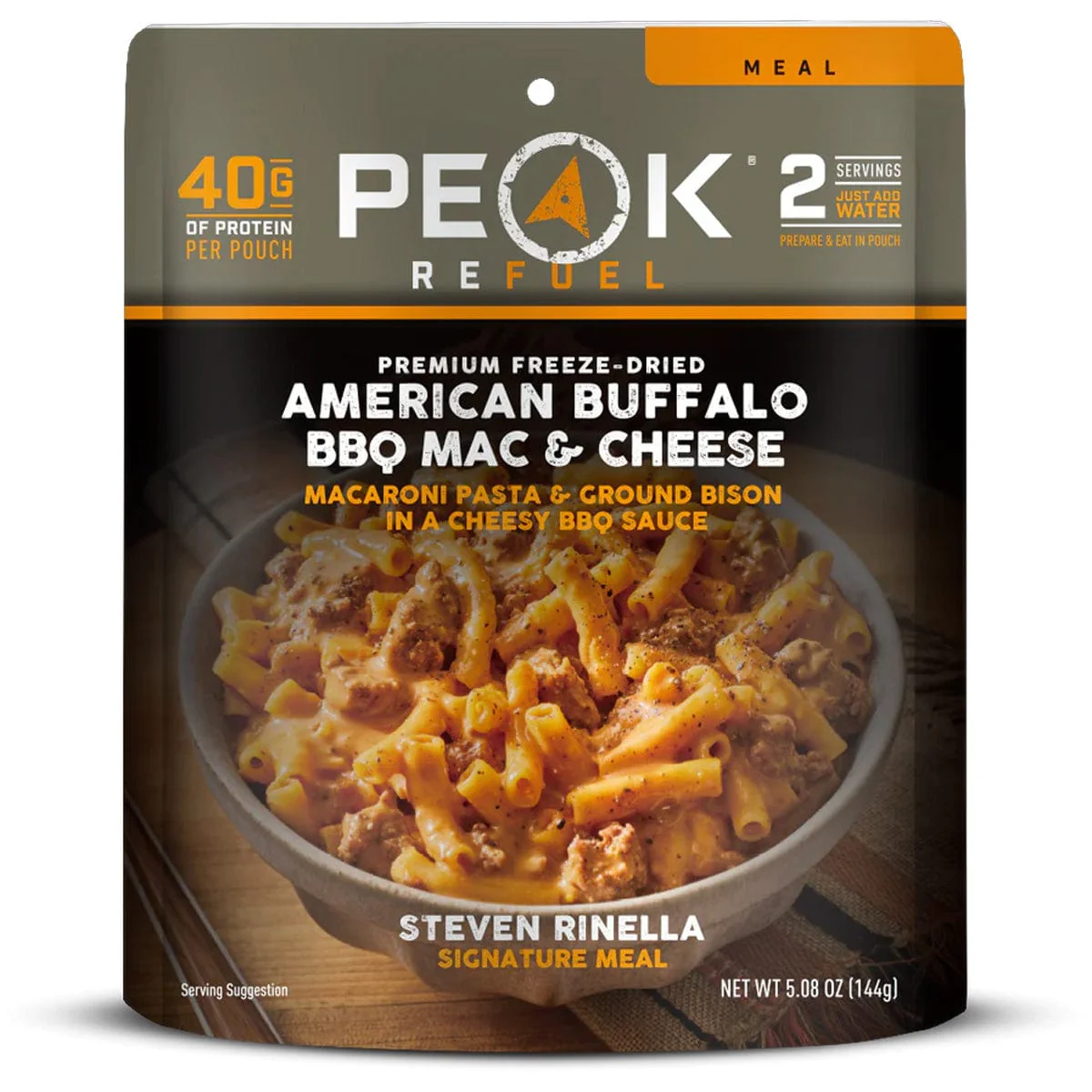 Peak Refuel MeatEater American Buffalo BBQ Mac & Cheese