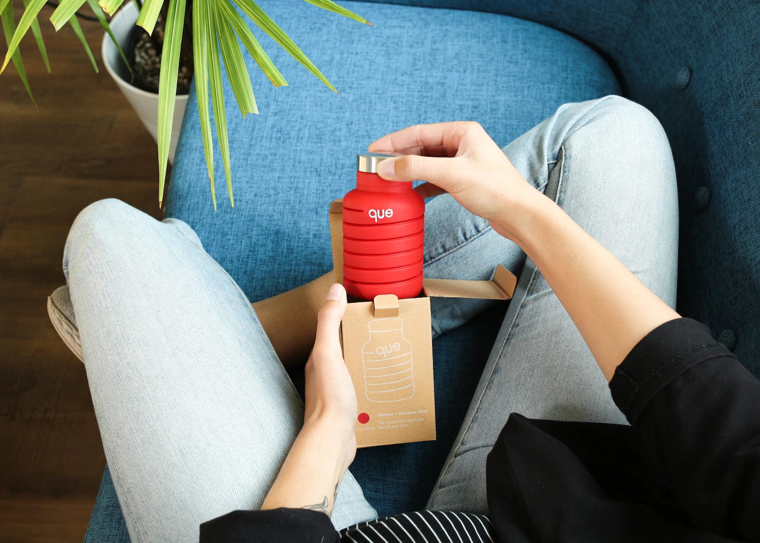 Que The Collapsible Bottle 12oz. - Image 7