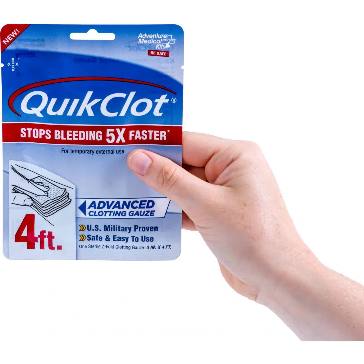 QuikClot Gauze 3" x 4' - Image 3
