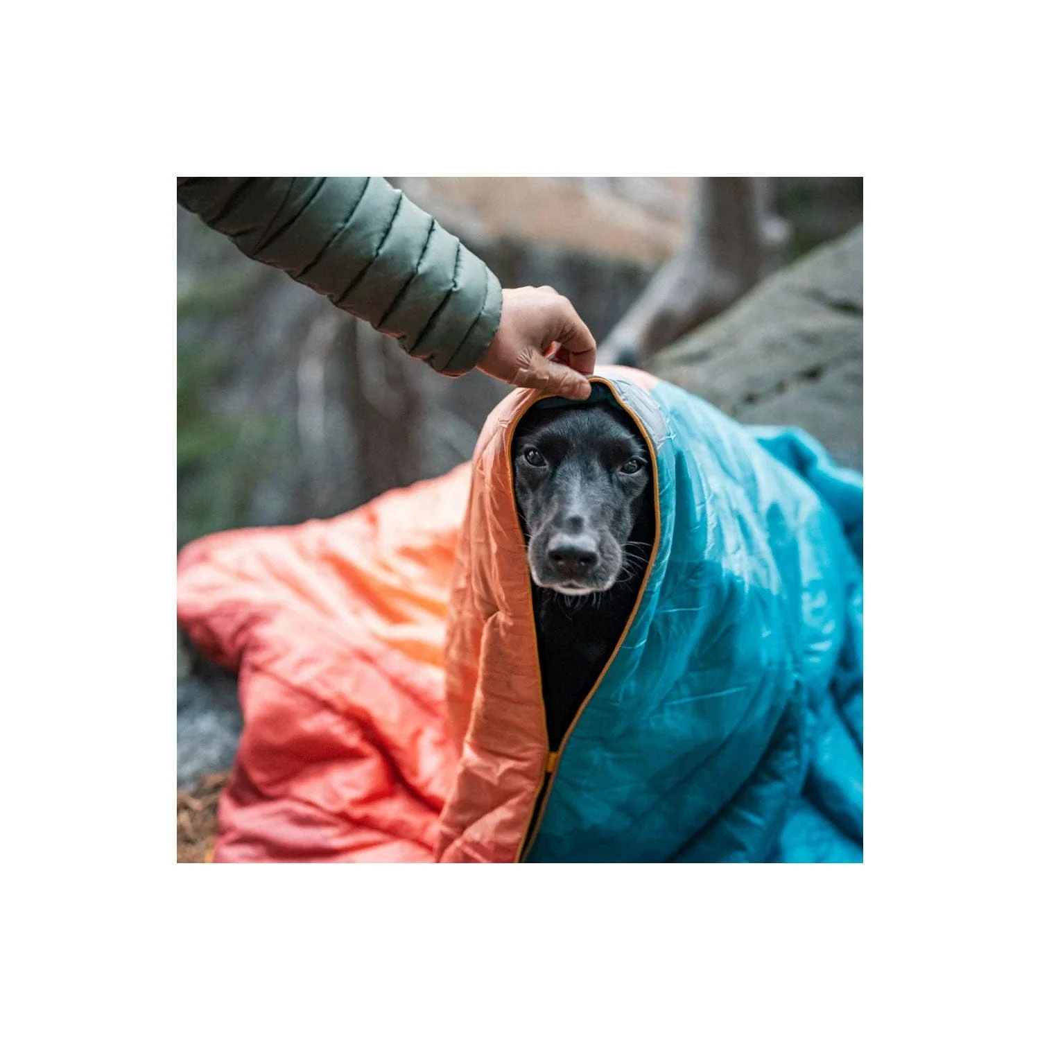 Rumpl Original Puffy Blanket - Rocky Mountain Sunset Fade - Image 3