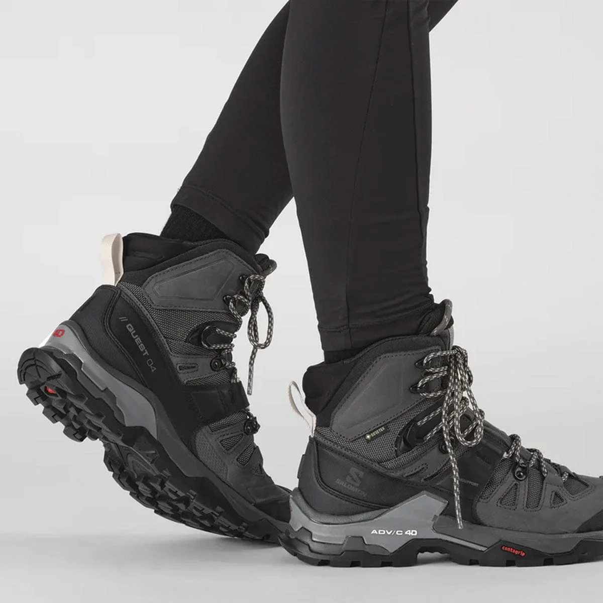 Salomon QUEST 4 GORE-TEX Women's High Leather Hiking Boots - Image 8