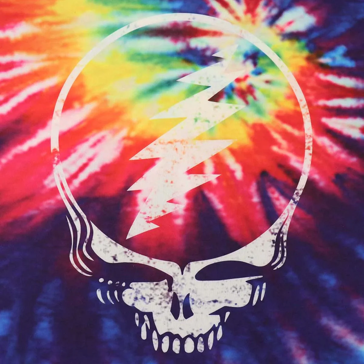 Section 119 Men's Grateful Dead Long Sleeve Loose Fit UPF 50 Swim Shirt - Image 4