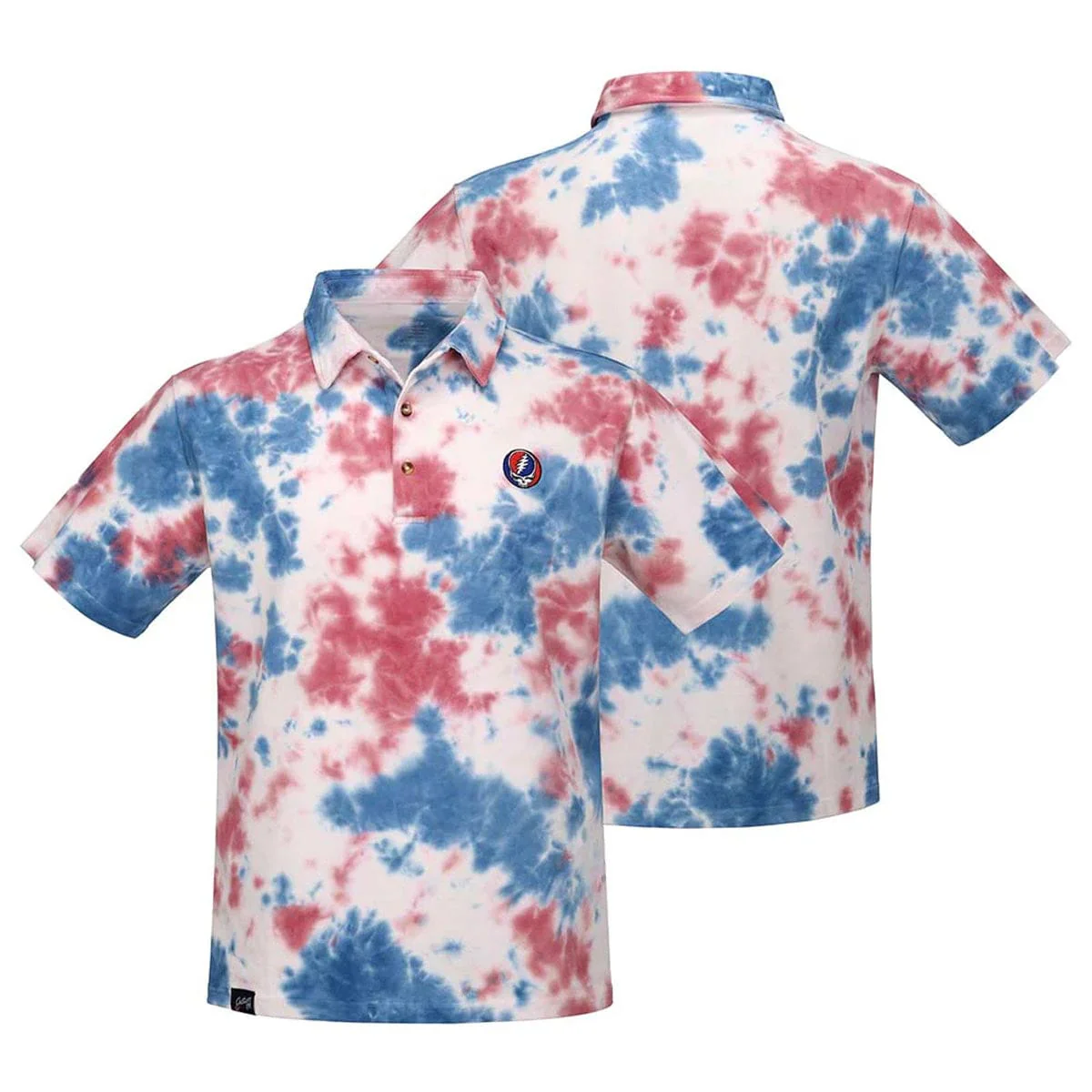 Section 119 Men's Grateful Dead Pique Polo - Image 2