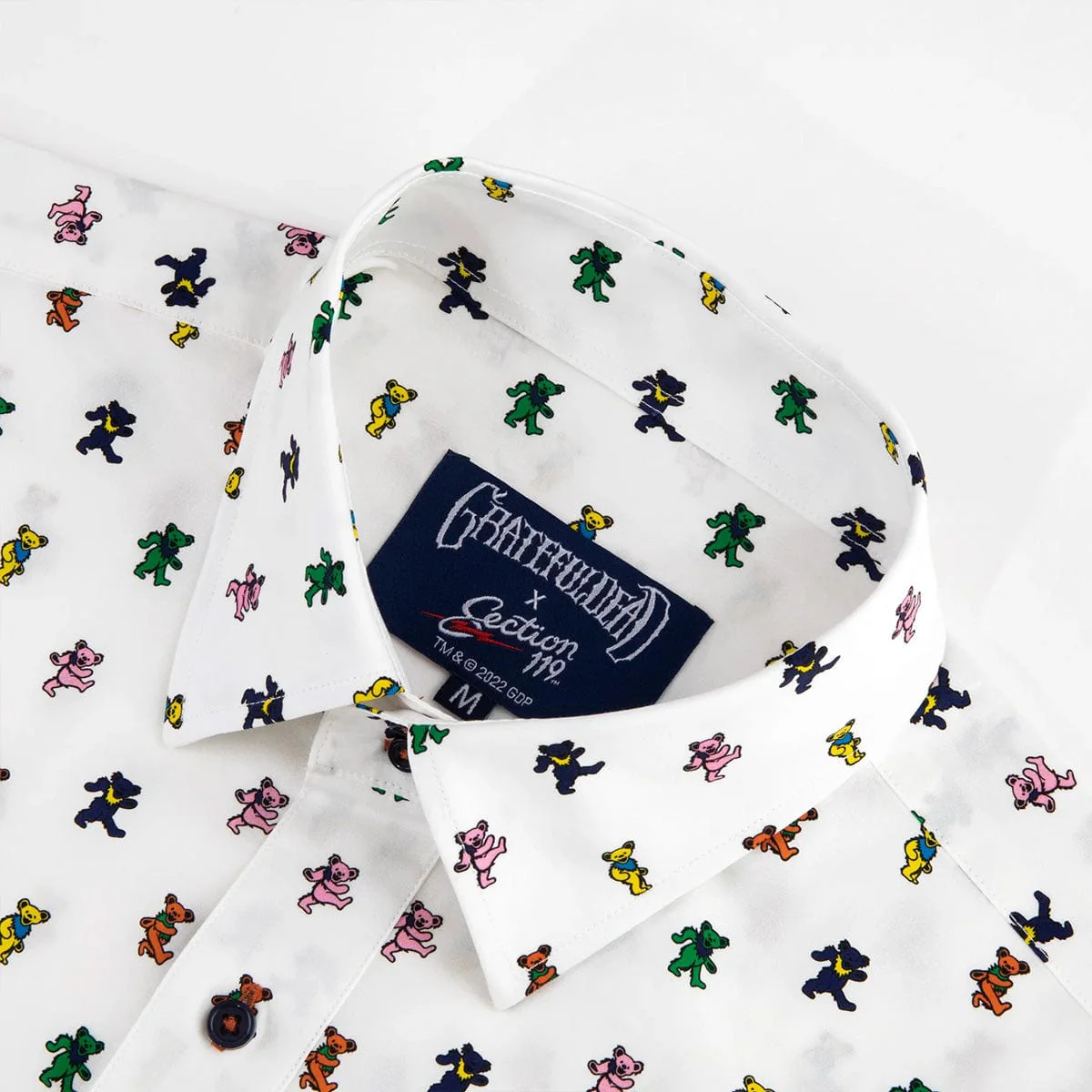 Section 119 Men's Grateful Dead Short Sleeve Shirt - Image 5