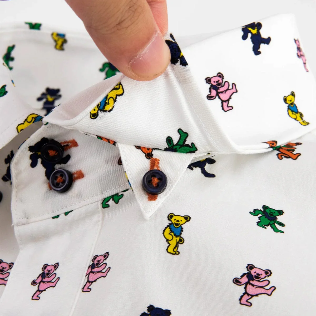 Section 119 Men's Grateful Dead Short Sleeve Shirt - Image 6