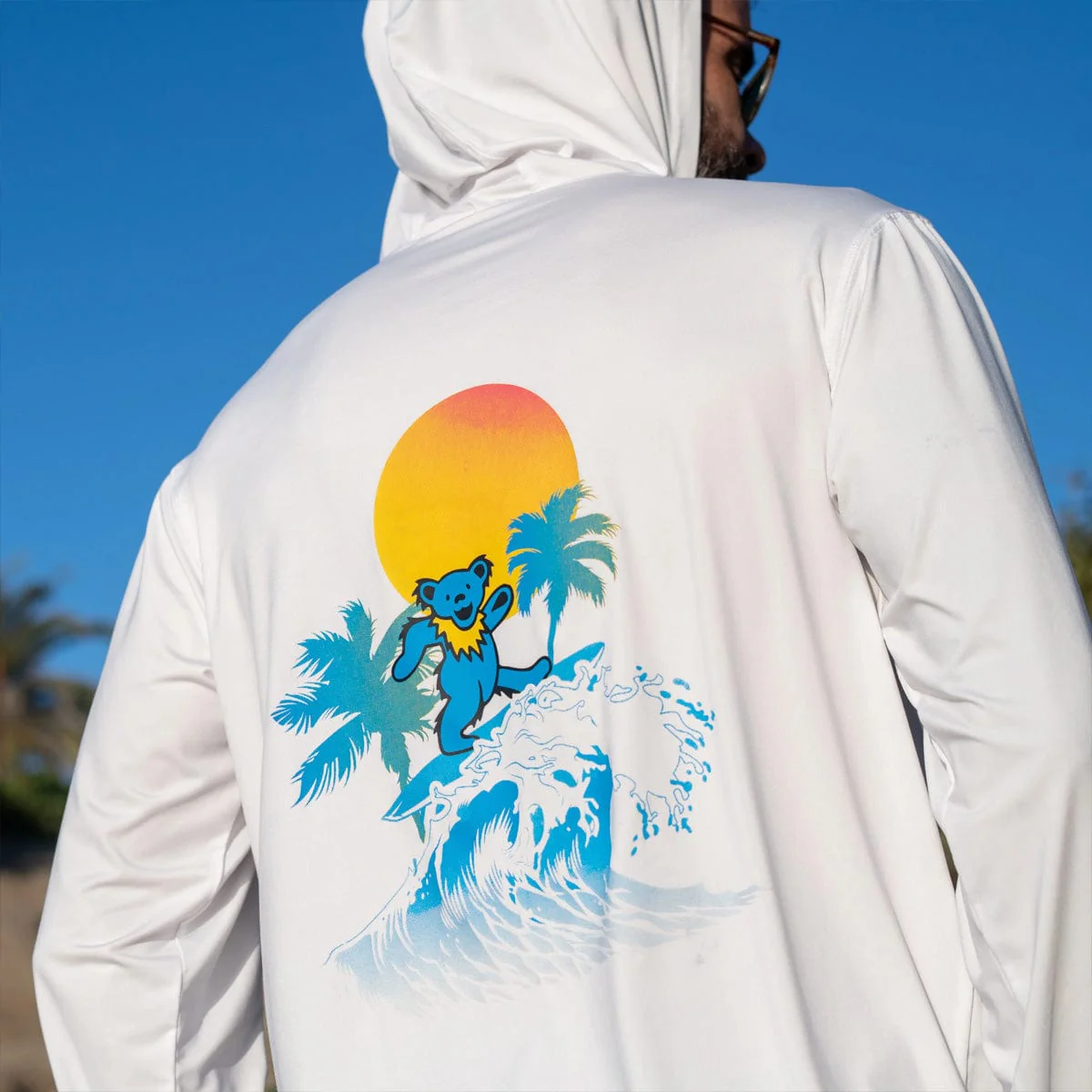Section 119 Men's Grateful Dead UPF 50 Hoodie Space Your Face - Image 7