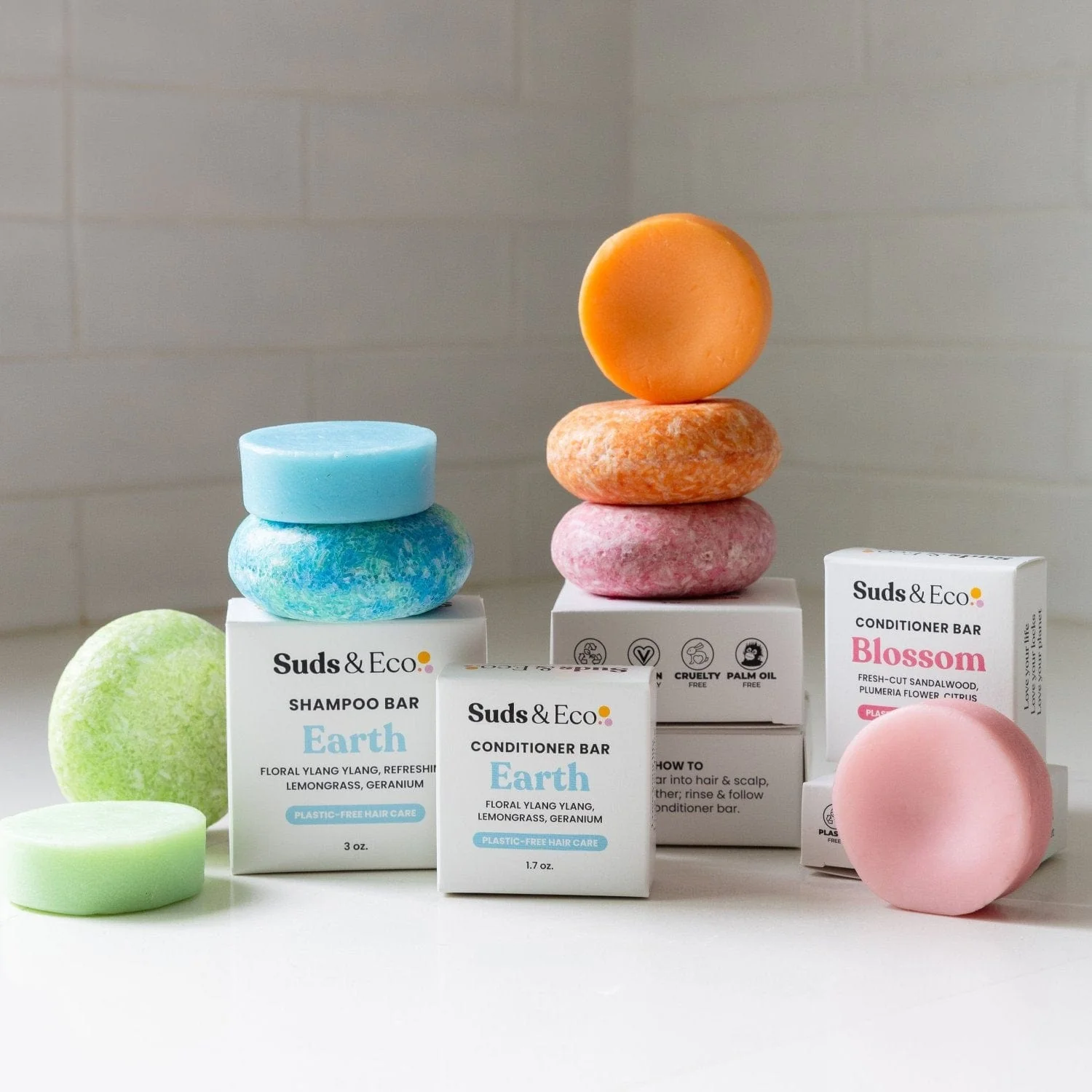 Zero Waste Shampoo & Conditioner Bar Duo - Image 2