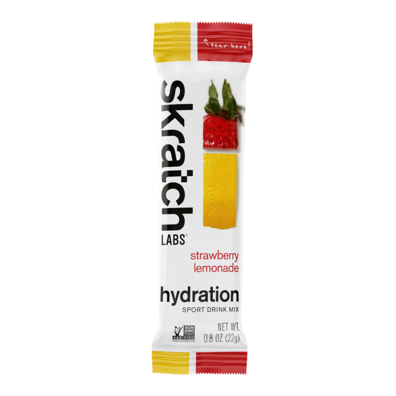 Skratch Labs Hydration Sport Drink Mix Strawberry Lemonade Hydration Drink Mix - Single Serve