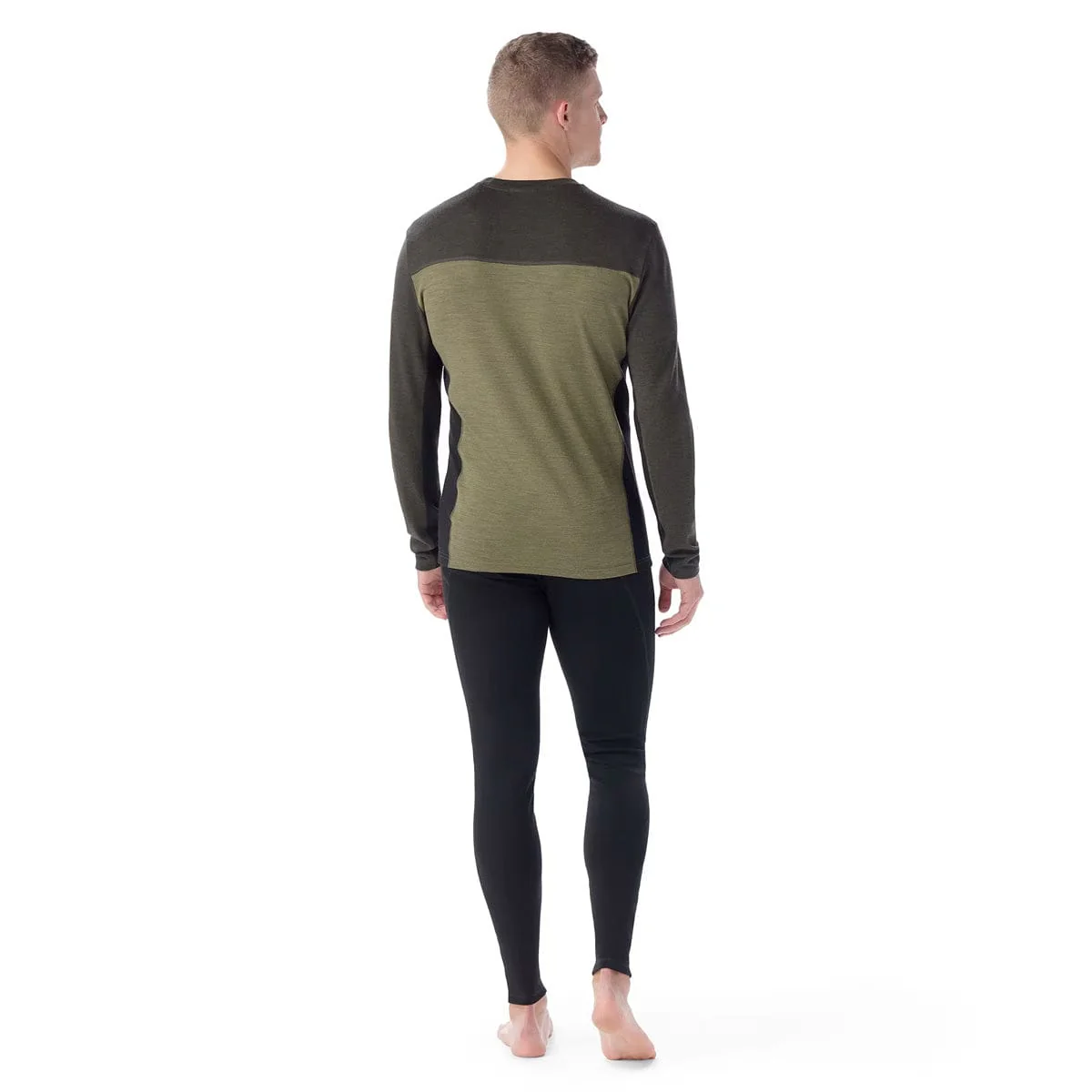 Smartwool Men's Classic Thermal Merino Base Layer Colorblock Crew - Image 2