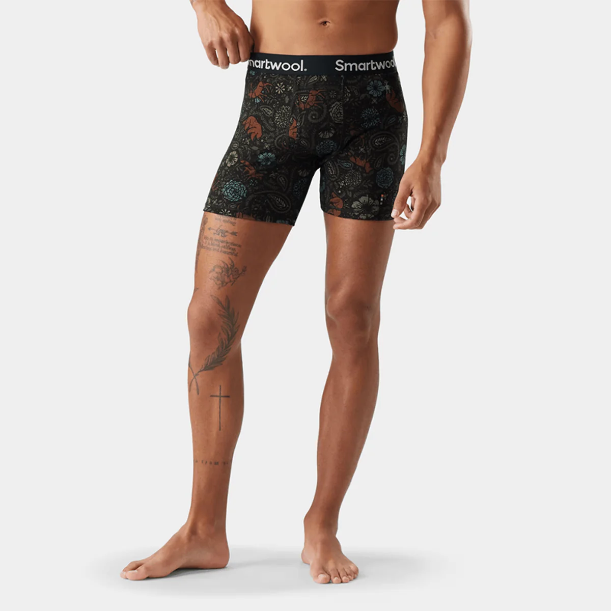 Smartwool Men's Merino Print Boxer Brief Boxed - Image 6