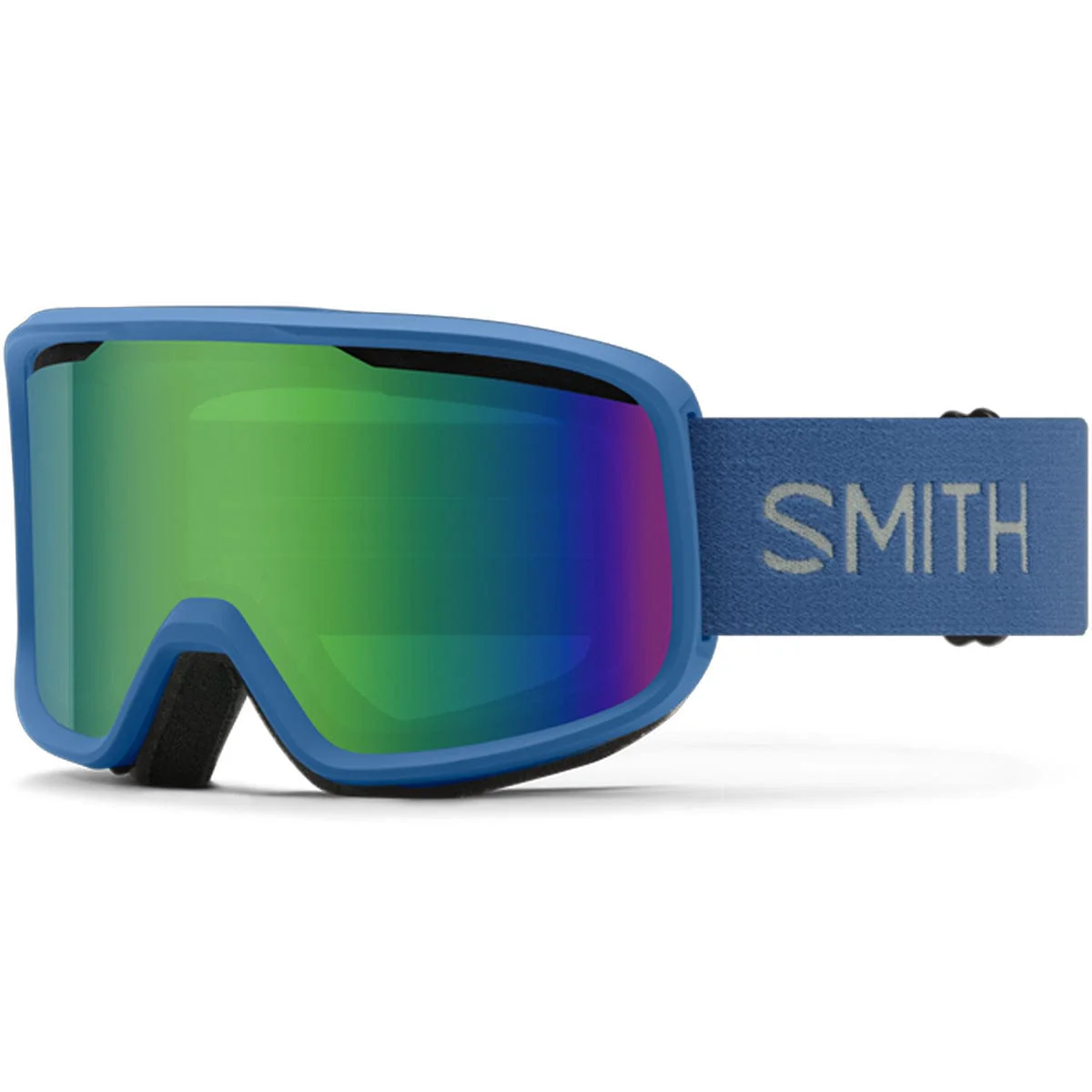 Smith Frontier True Blue/Green Sol-X Mirror Snow Goggles