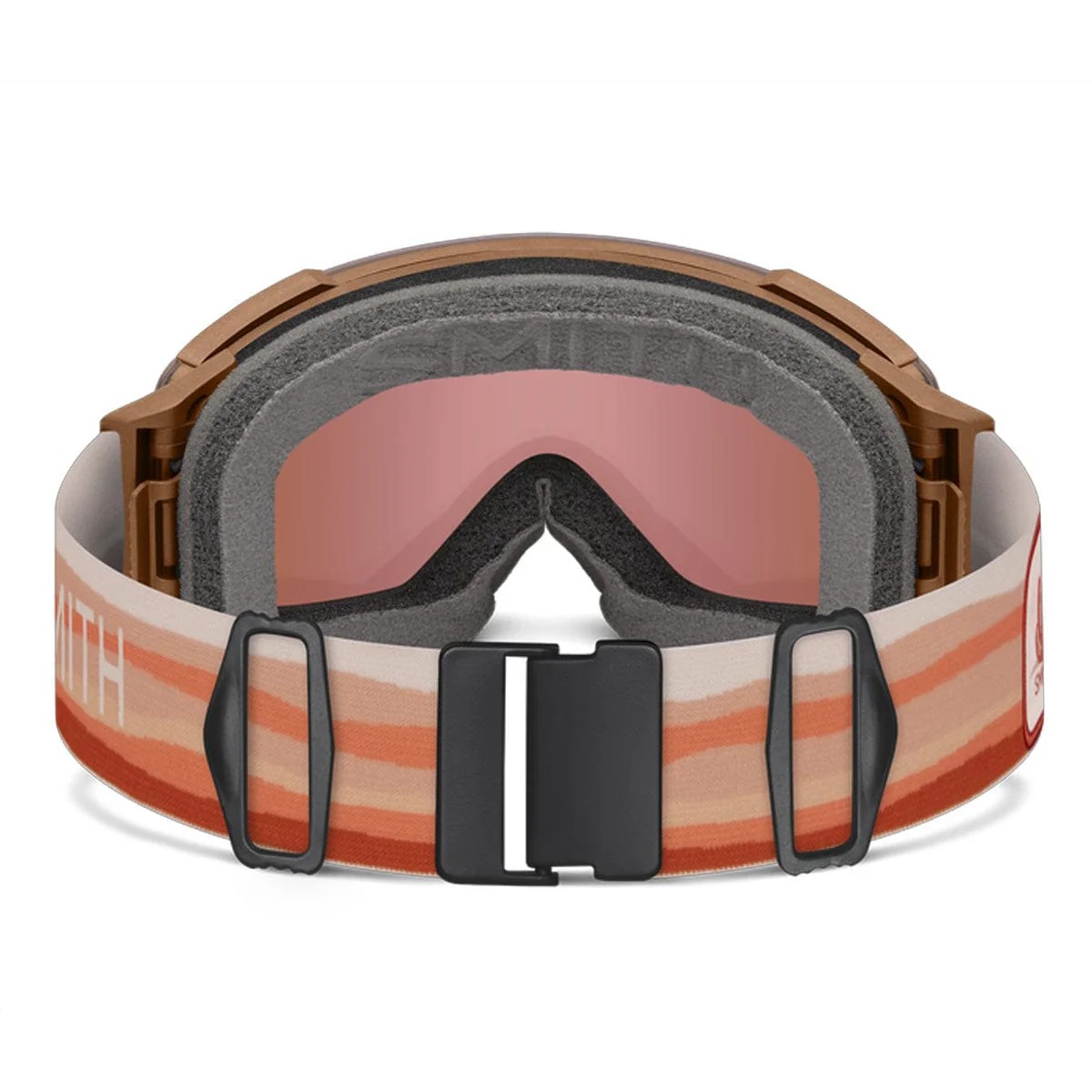 Smith I/O Mag  Mirage/ChromaPop Everyday Rose Gold Mirror/Chromapop Storm Blue Sensor Mirror Snow Goggles - Image 2