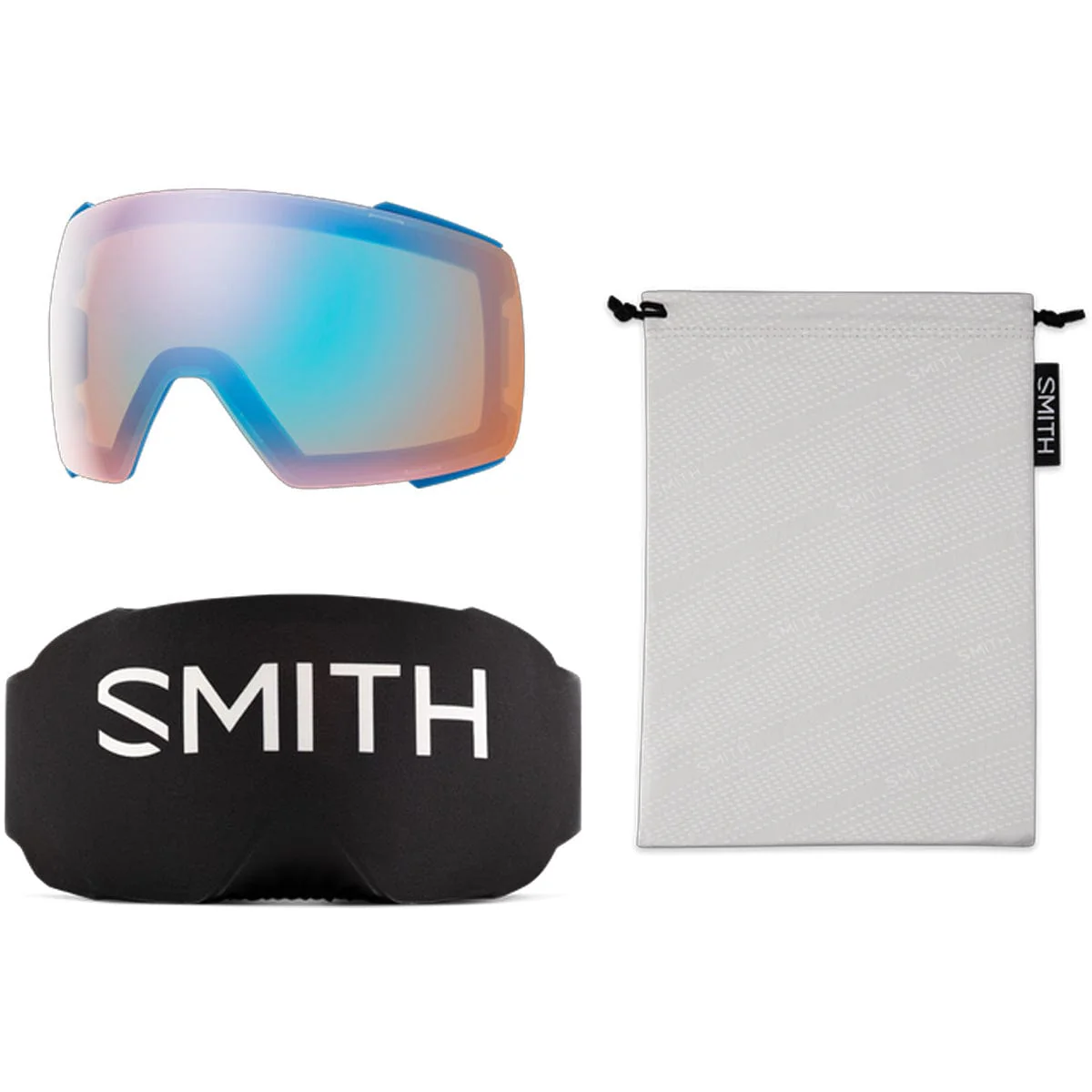 Smith I/O Mag Photochromic  True Blue/ChromaPop Pro Photochromic  Blue Mirror/Chromapop Storm Blue Sensor Mirror Snow Goggles - Image 2
