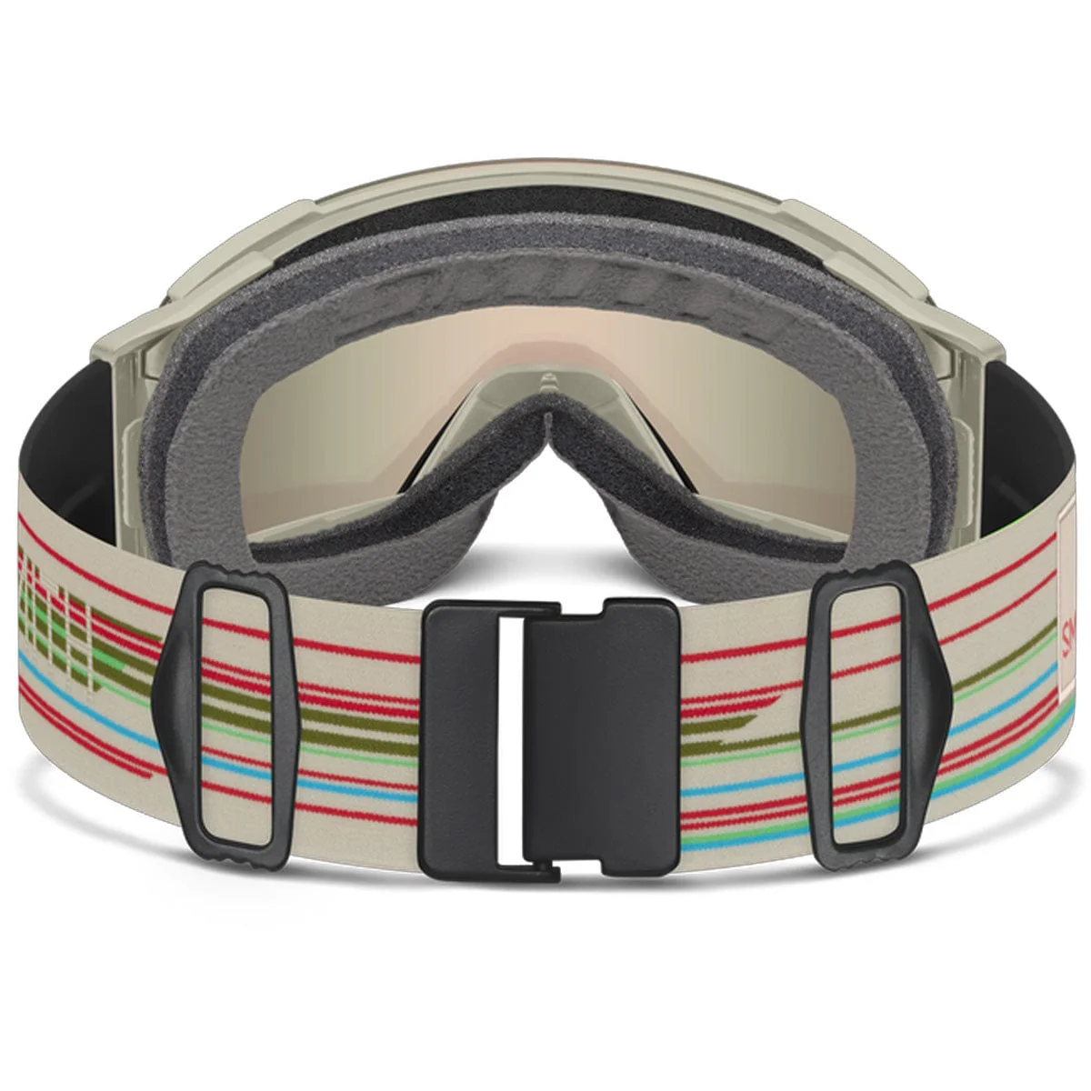 Smith I/O Mag XL Photochromic  Chalk Straightline/ChromaPop Pro Photochromic Red Mirror/Chromapop Storm Blue Sensor Mirror Snow Goggles - Image 2