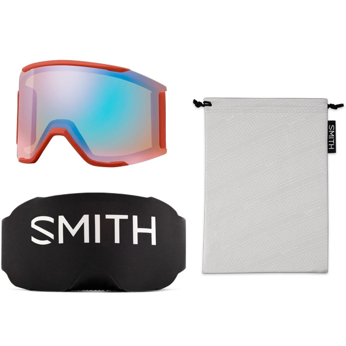 Smith Squad Mag Rust/ChromaPop Sun Black Gold Mirror/Chromapop Storm Blue Sensor Mirror Snow Goggles - Image 2