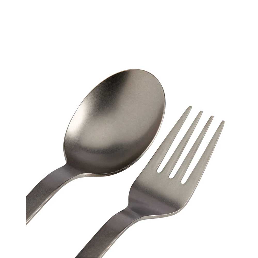 Snow Peak Titanium Fork & Spoon Set - Image 3