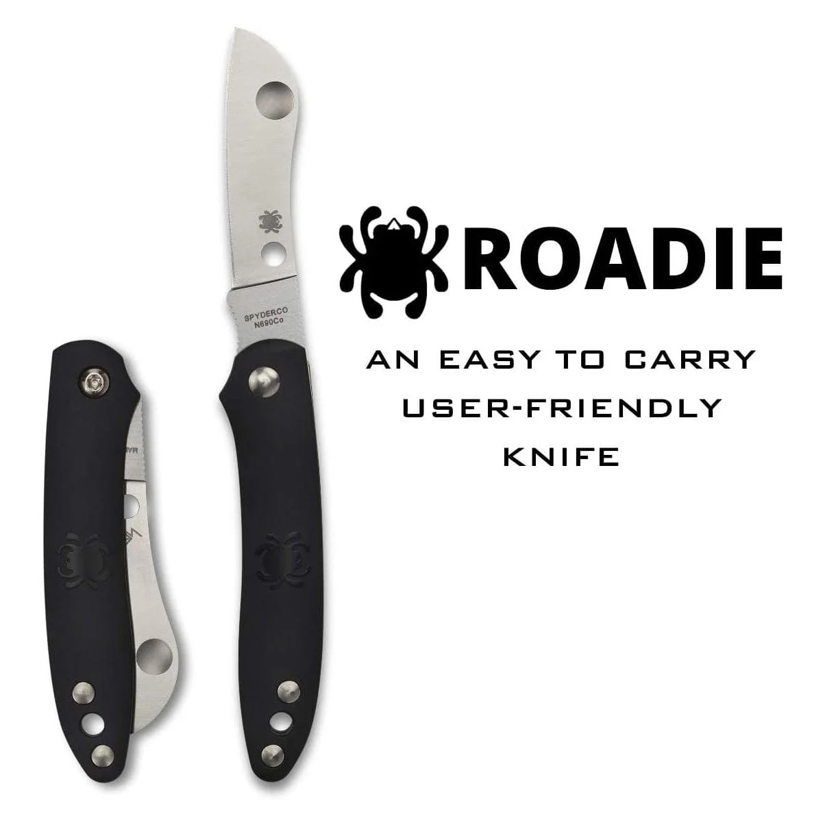Spyderco Roadie Black Plain Edge - Image 2