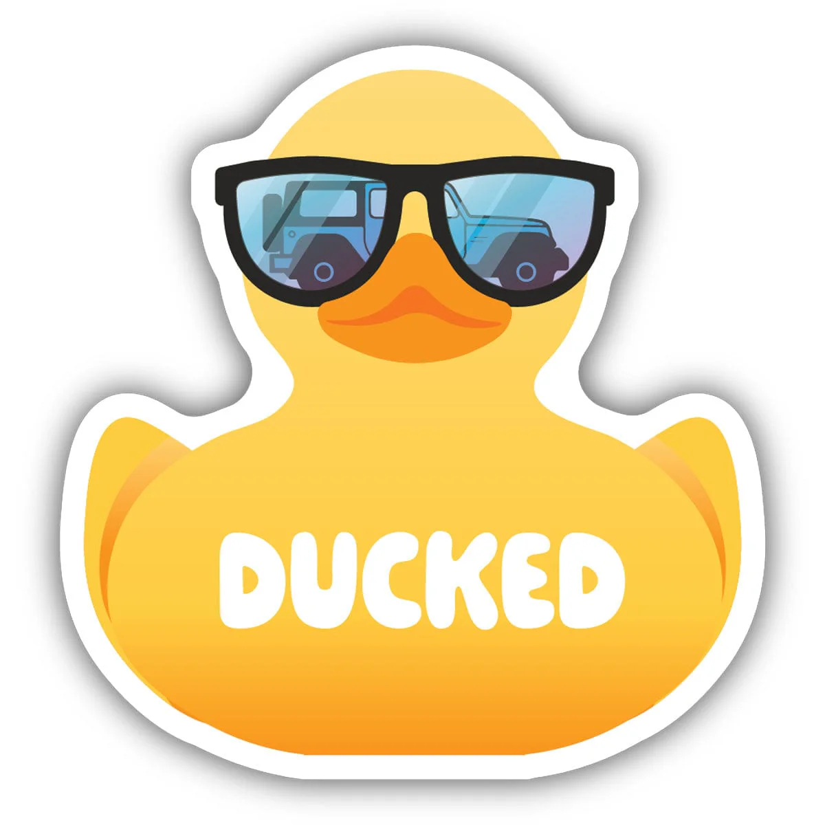 Stickers Northwest Ducked Jeep Duck
