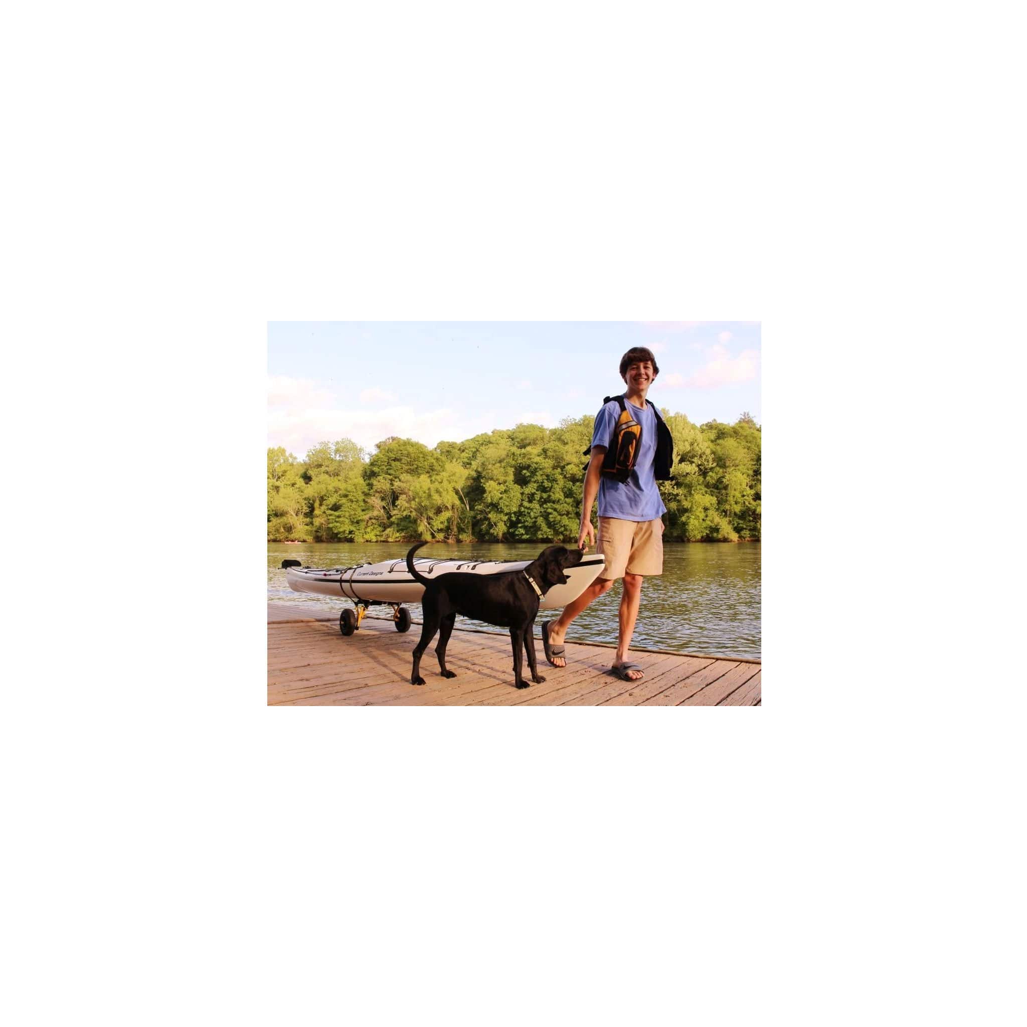 Suspenz Stowable Kayak (SK) Airless Cart (1-1/2" V) - Image 5