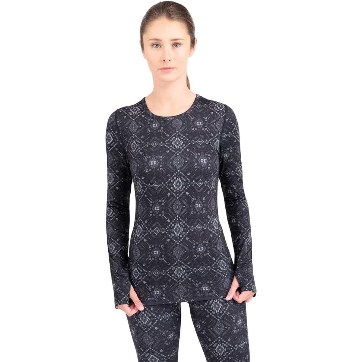 Terramar Cloud Nine Scoopneck Print Shirt - Women's - Image 3