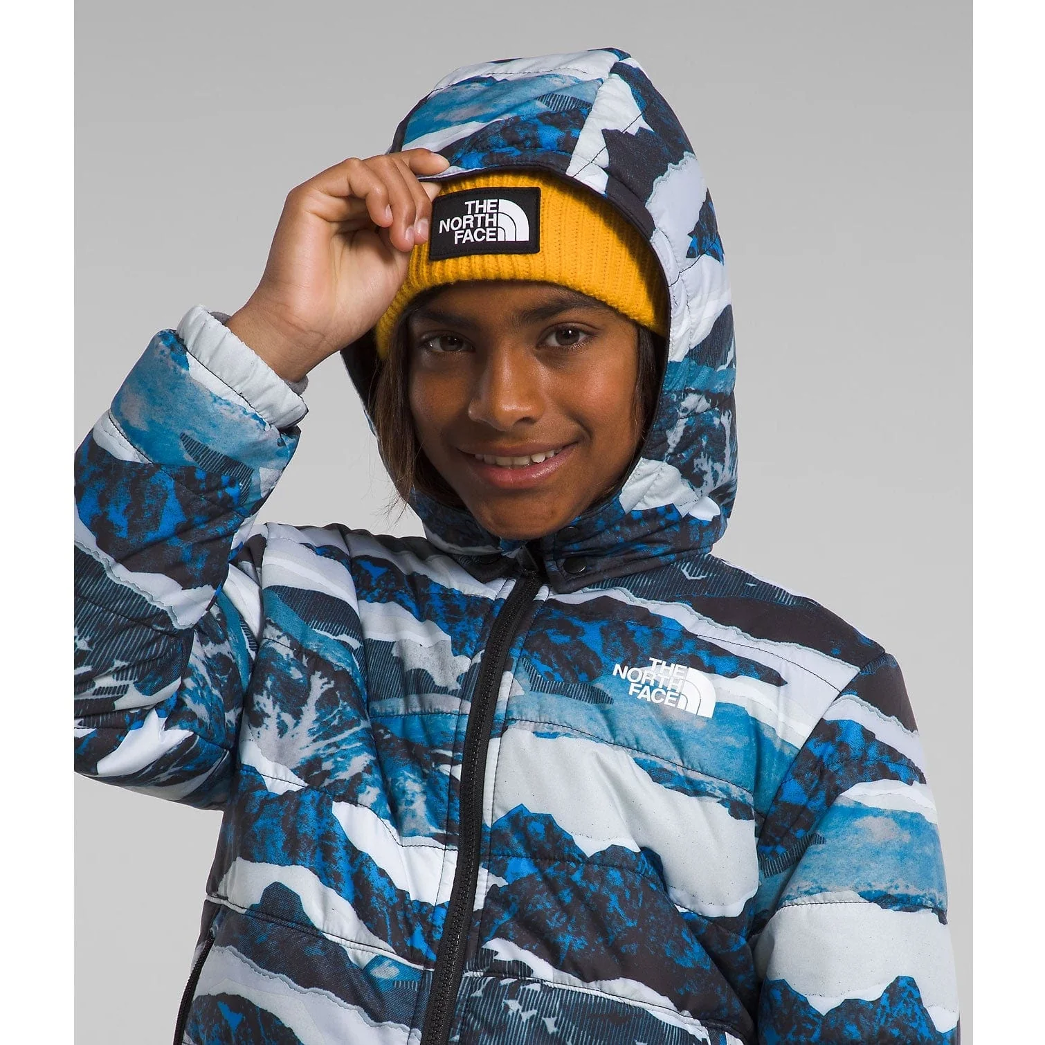 The North Face Boys' Reversible Mt Chimbo Full Zip Hooded Jacket - Image 4