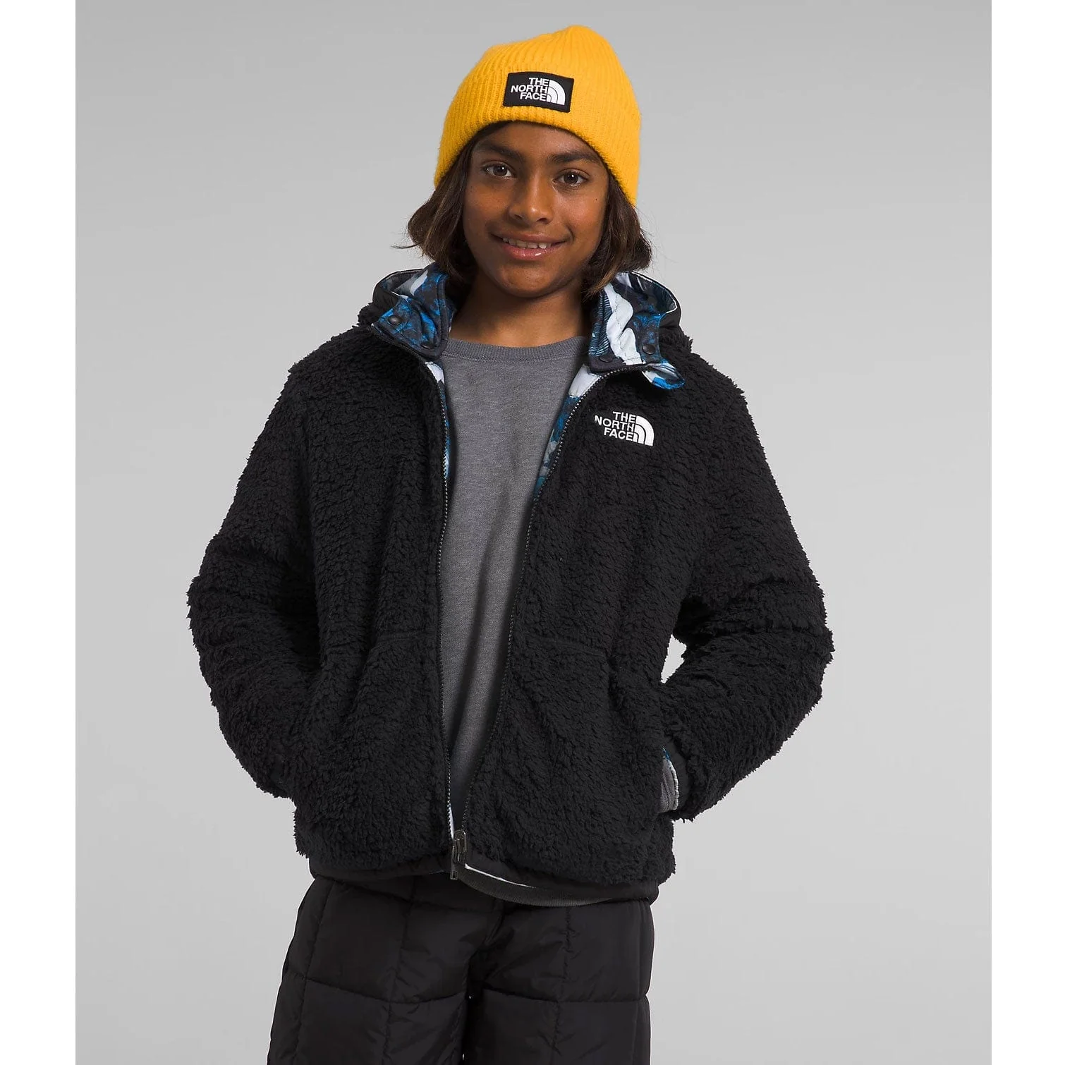 The North Face Boys' Reversible Mt Chimbo Full Zip Hooded Jacket - Image 6
