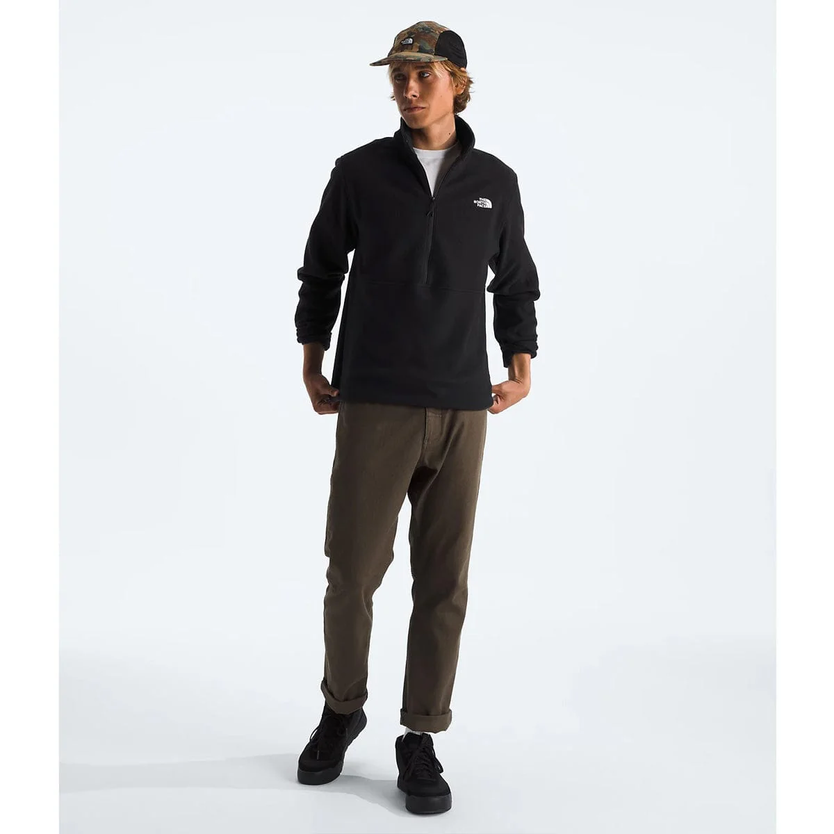 The North Face Men's Glacier Fleece 1/2 Zip - Image 2