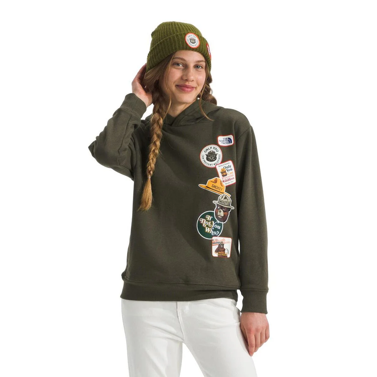The North Face Teen Smokey Camp Fleece Pullover Hoodie - Image 3