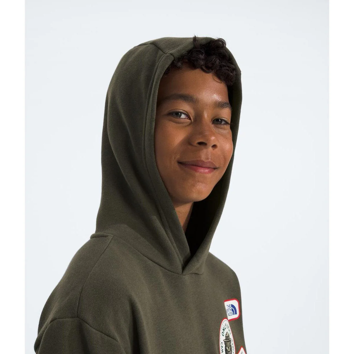 The North Face Teen Smokey Camp Fleece Pullover Hoodie - Image 4
