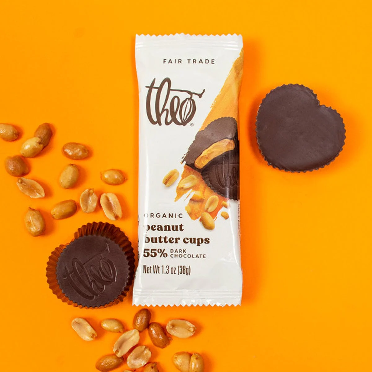 Theo's Peanut Butter & 55% Dark Chocolate Cups - Image 2