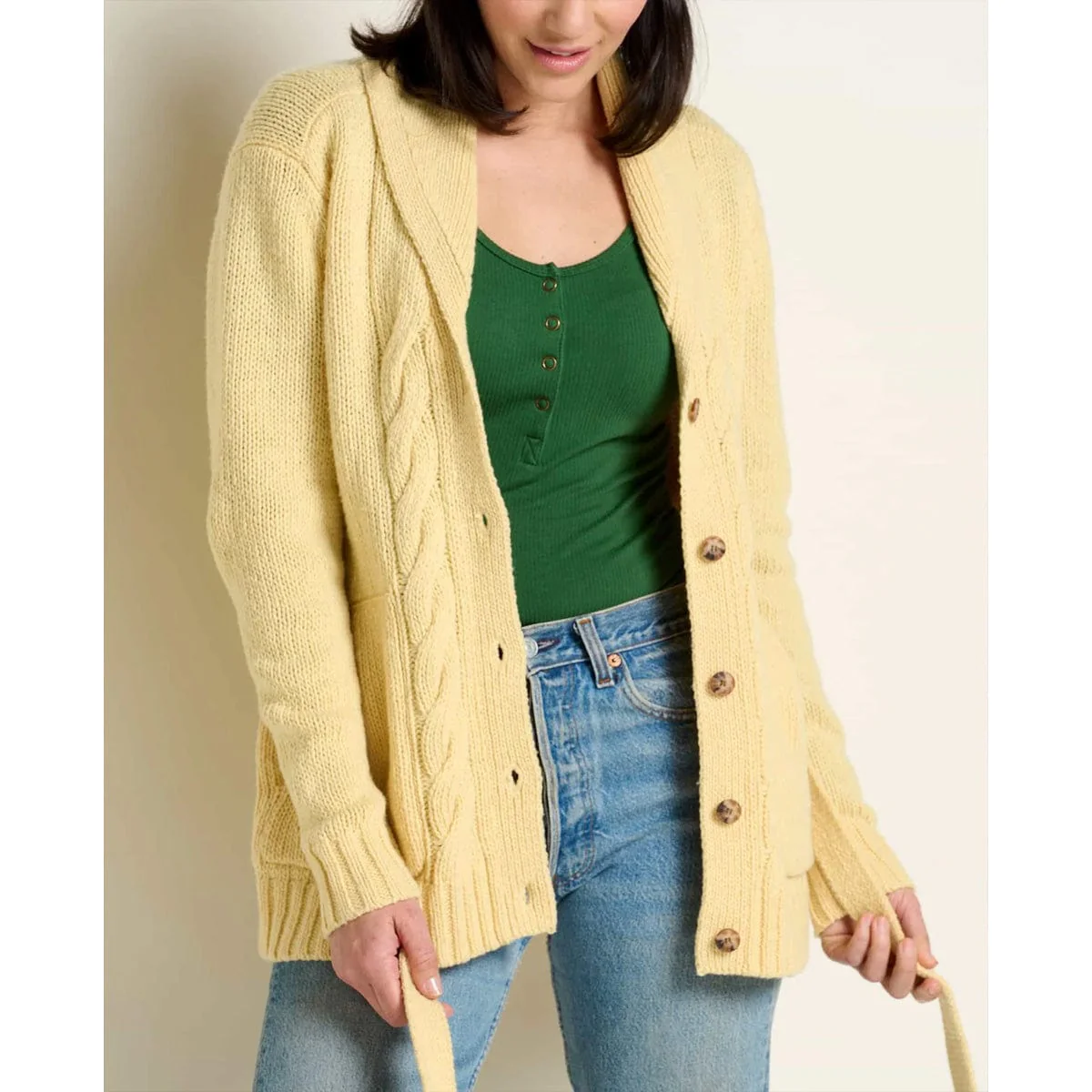 Toad&Co Women's Ginn Cable Cardigan - Image 3