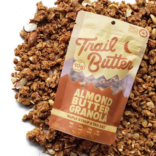 Trail Butter Maple Syrup & Sea Salt Almond Butter Granola - Lil' Crunch 2.8 oz Bag - Image 3